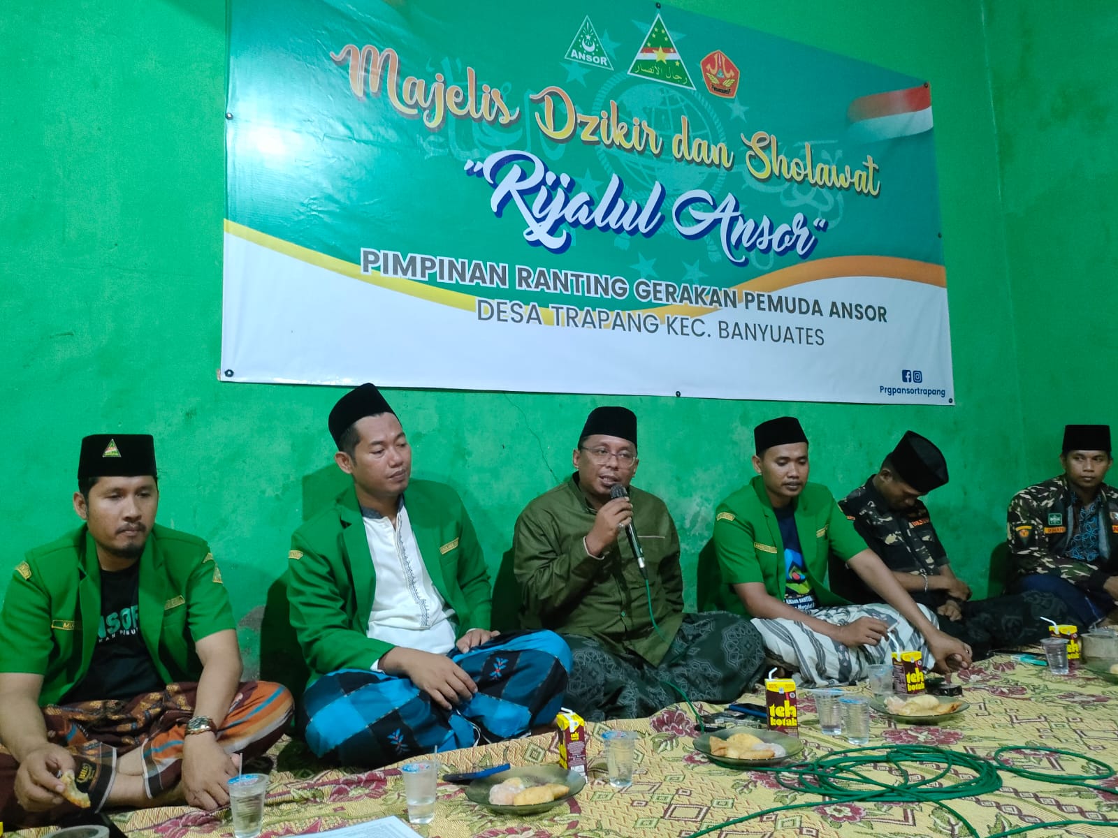 PR GP Ansor Trapang Gelar Majelis Dzikir dan Sholawat, Dihadiri Kepala BSA PC GP Ansor Sampang