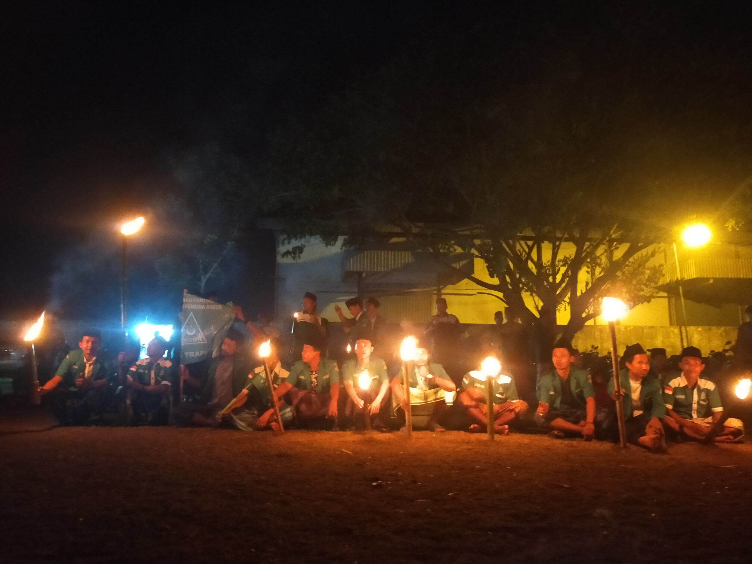 Semarak Hari Santri Nasional 2022: PAC GP Ansor Banyuates Gelar Pawai Obor Meriah