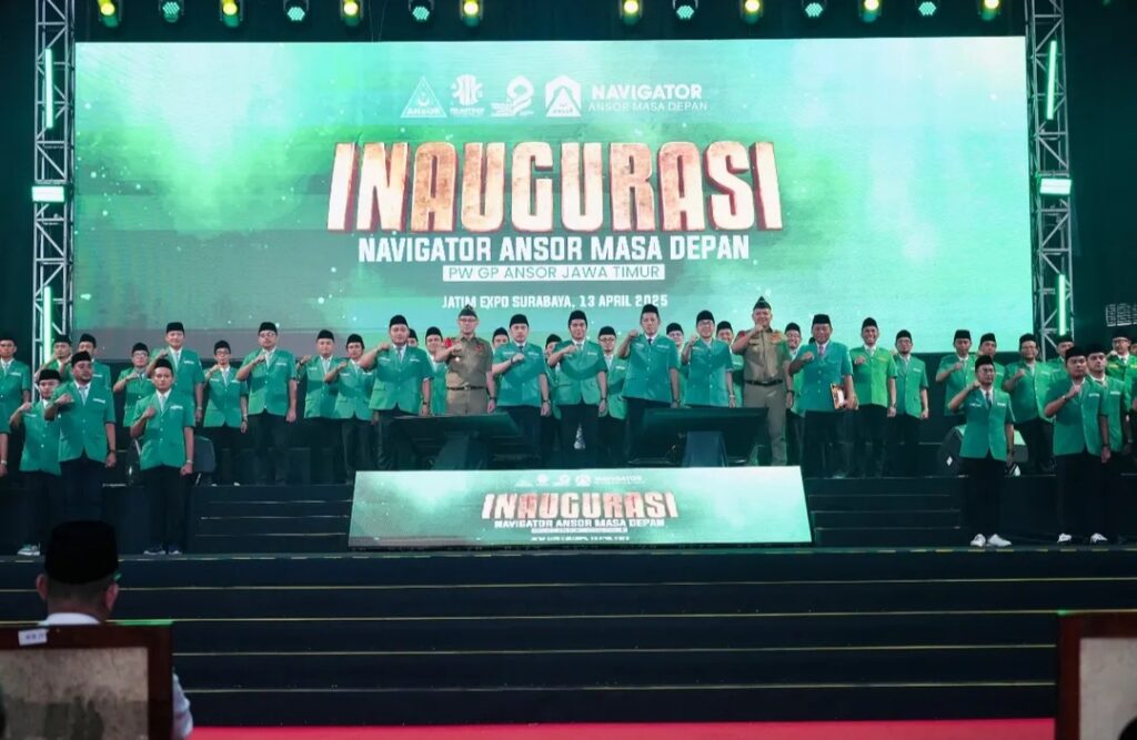 Satu Barisan untuk Negeri: Inaugurasi GP Ansor Jatim dan Sinergi TNI Menuju Indonesia Emas 2045