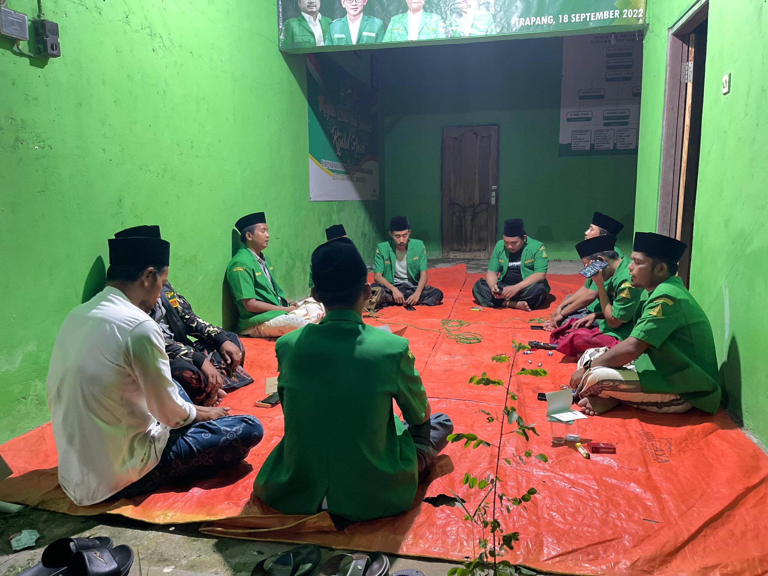 Menjaga Spirit Aswaja: PR GP Ansor Trapang Gelar Rutinan Majelis Dzikir & Sholawat