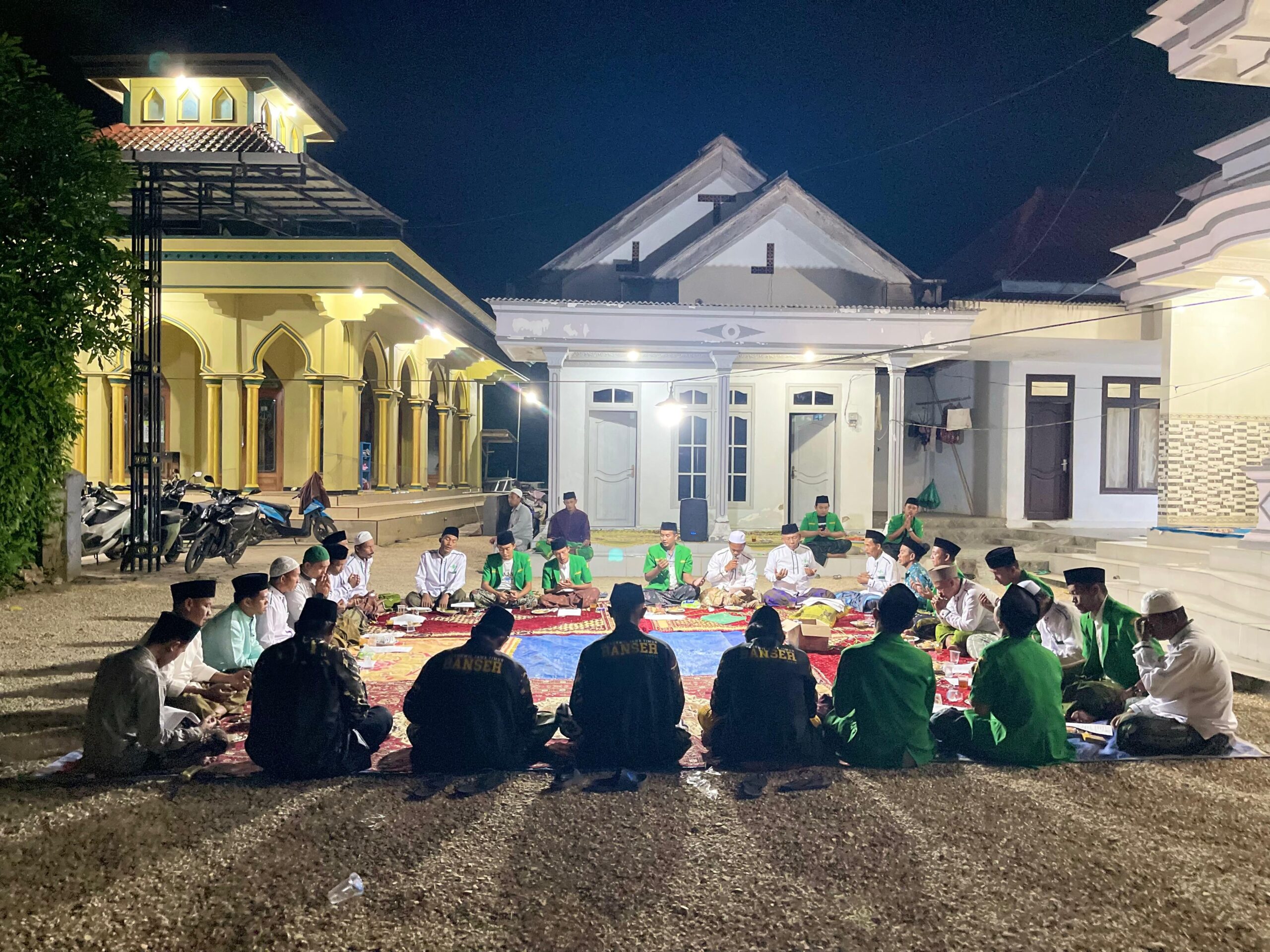 Lailatul Ijtima’ Rutin PR NU Trapang: Merawat Tradisi dan Ajak Lanjutkan Pembangunan Kantor