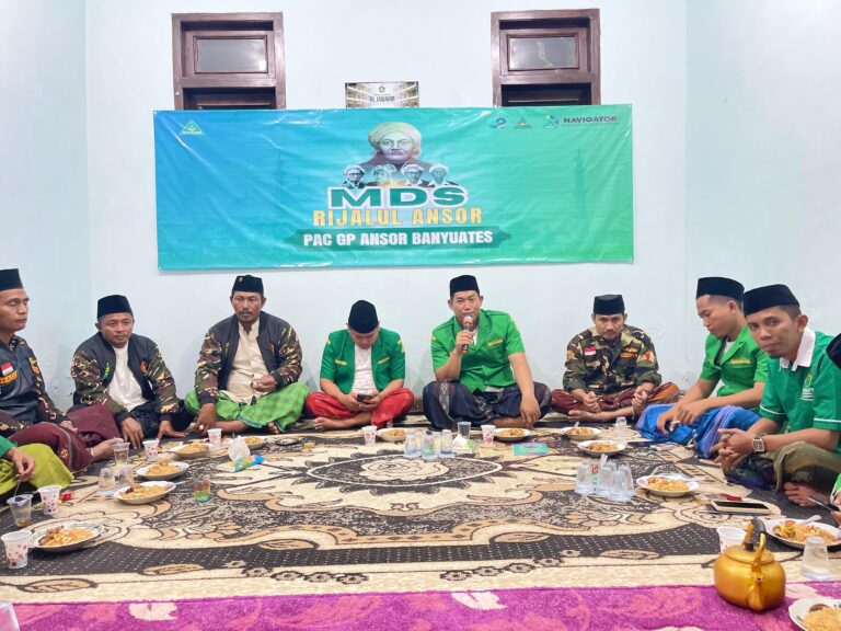 PAC GP Ansor Banyuates Gelar Majelis Dzikir dan Sholawat Rutin Rijalul Ansor