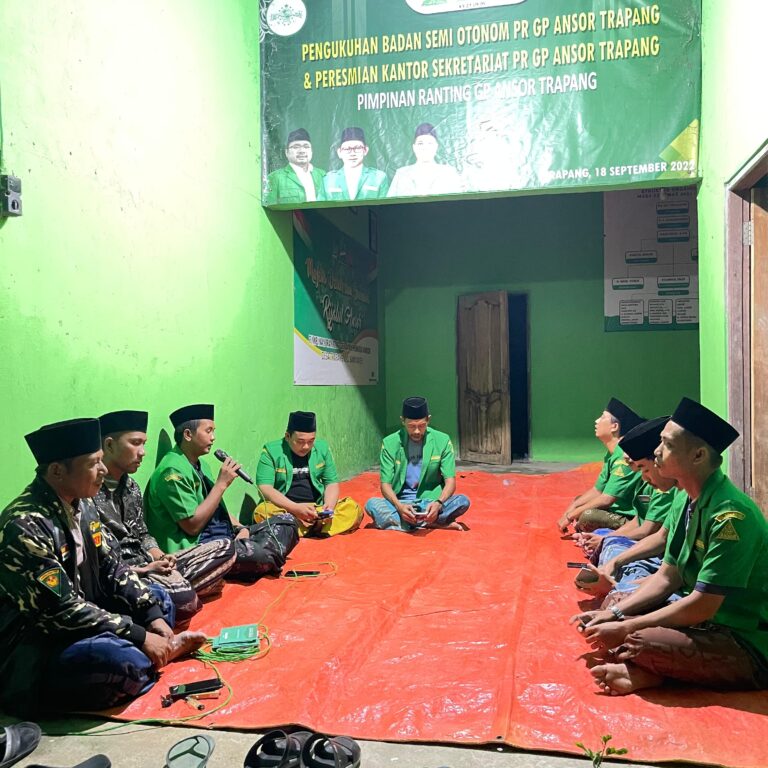 Istiqomah dalam Dzikir, Ansor Trapang Gelar Rijalul Ansor Rutinan