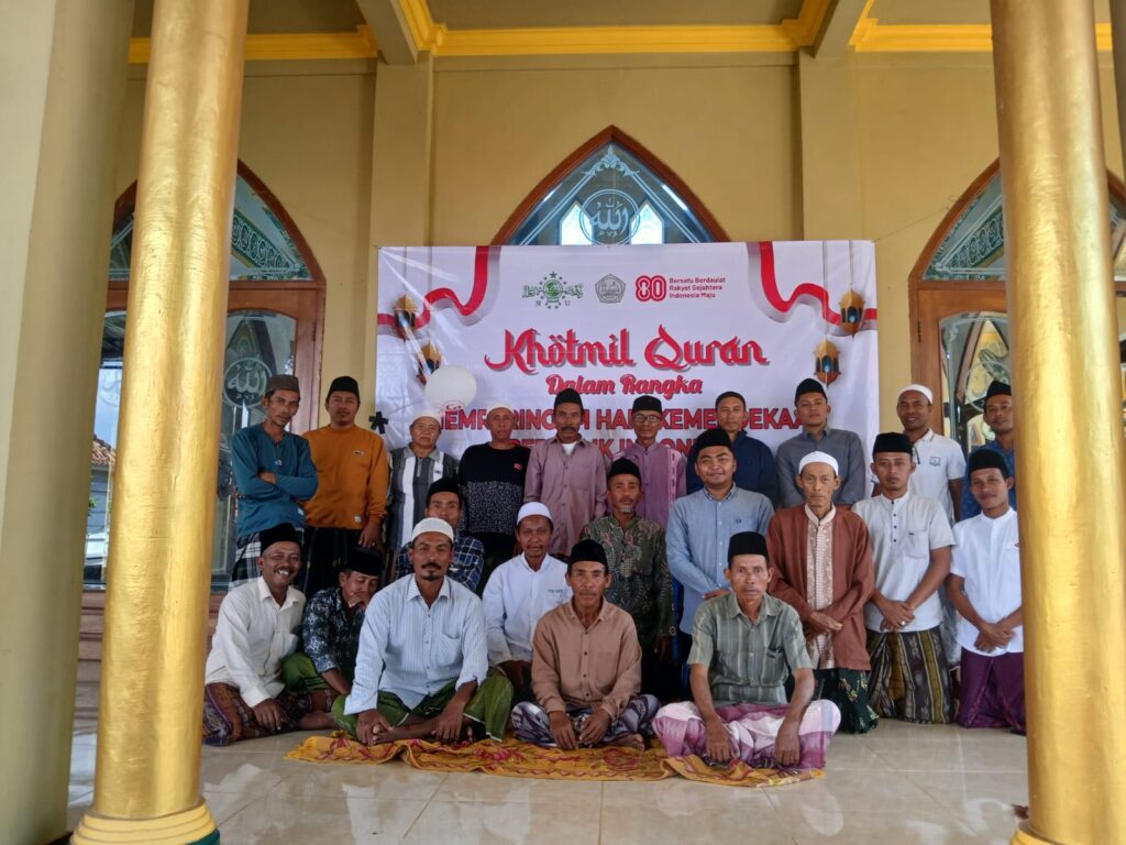 PR NU Trapang Gelar Khotmil Qur’an Bersama Remas Hidayatullah di Momen HUT ke-80 RI