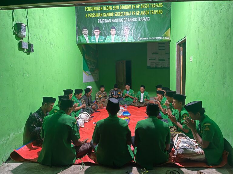 Khidmat dan Penuh Berkah, Ansor Trapang Peringati Maulid Nabi Muhammad SAW 1447 H