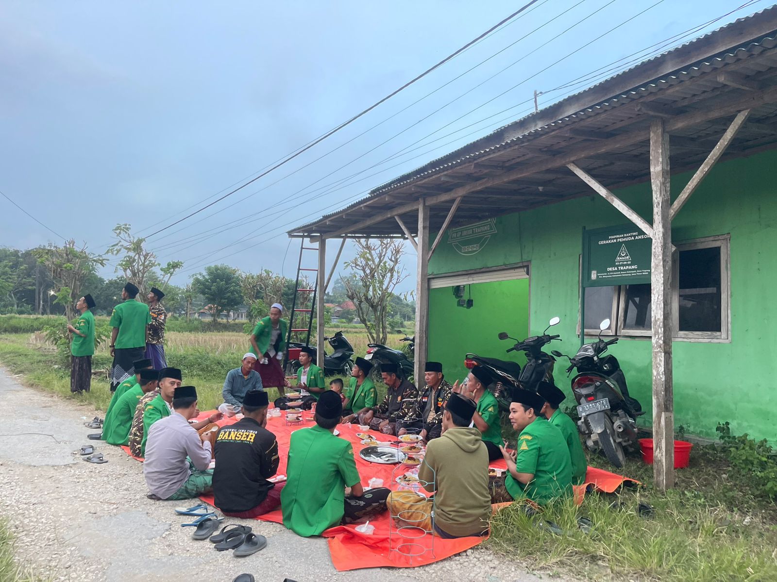 Rajut Kebersamaan di Bulan Ramadhan, Ansor Trapang Gelar Buka Puasa Bersama