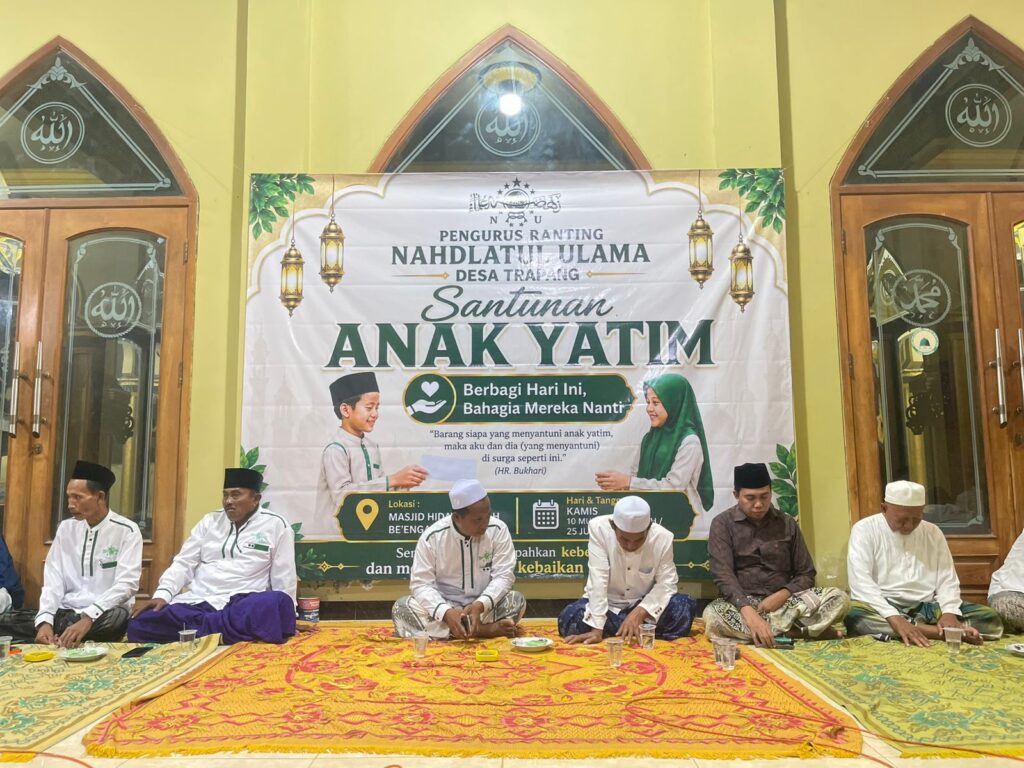PRNU Trapang Gelar Santunan Anak Yatim, Wujud Kepedulian dan Kebersamaan Warga Nahdliyin