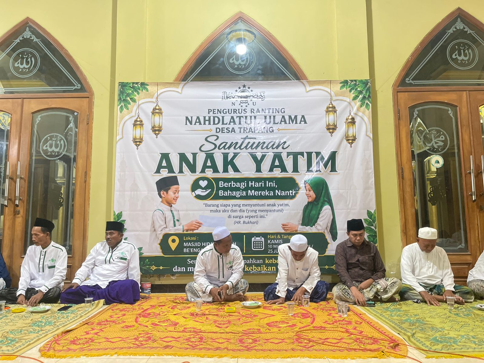 PRNU Trapang Gelar Santunan Anak Yatim, Wujud Kepedulian dan Kebersamaan Warga Nahdliyin